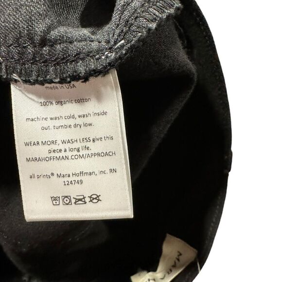 Revolve Mara Hoffman Nikita Denim Jean Black Pencil Midi Skirt - Picture 10 of 11